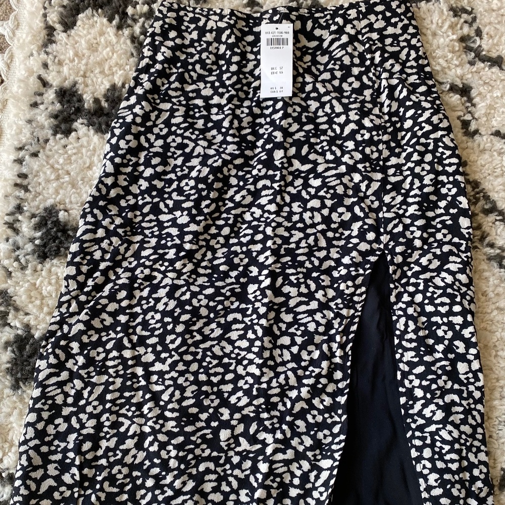 Abercrombie Front Slit Midi Skirt